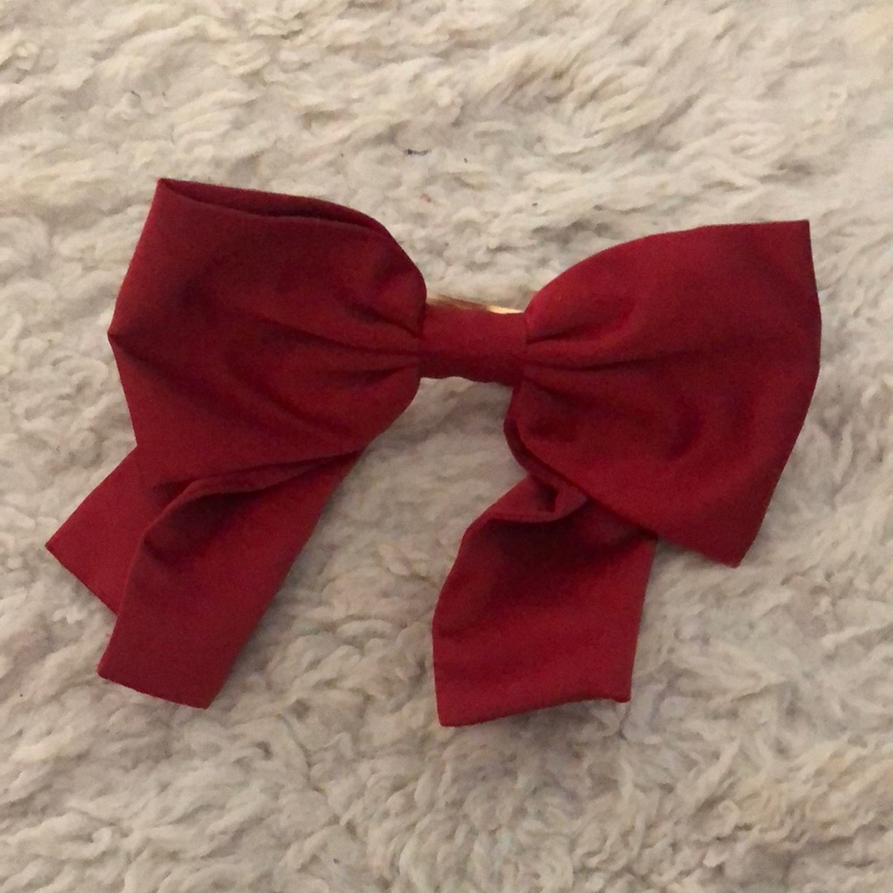 J. Crew Red Hair Bow